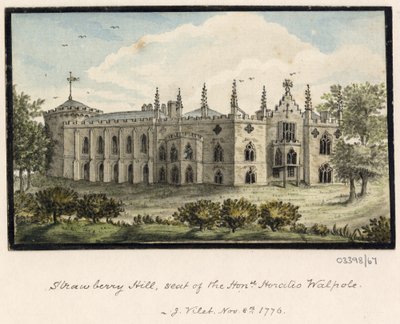 Sarja luonnoksia, näkymiä Isossa-Britanniassa, mantereella ja Amerikassa 1772-1778 (akvarelli) tekijältä British School