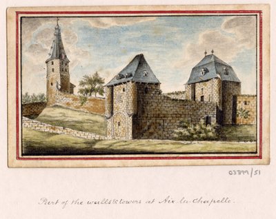 Sarja luonnoksia, näkymiä Isossa-Britanniassa, mantereella ja Amerikassa 1772-1778 (akvarelli) tekijältä British School