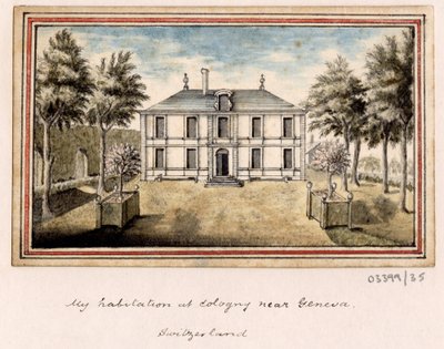 Sarja luonnoksia, näkymiä Isossa-Britanniassa, mantereella ja Amerikassa 1772-1778 (akvarelli) tekijältä British School