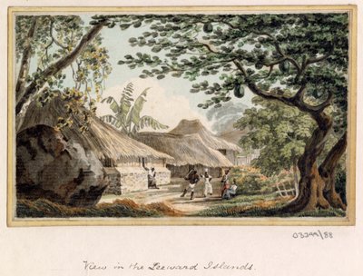 Sarja luonnoksia, näkymiä Isossa-Britanniassa, mantereella ja Amerikassa 1772-1778 (akvarelli) tekijältä British School