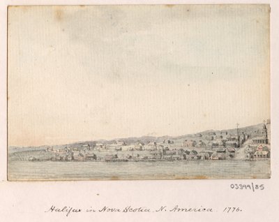 Sarja luonnoksia, näkymiä Isossa-Britanniassa, mantereella ja Amerikassa 1772-1778 (akvarelli) tekijältä British School