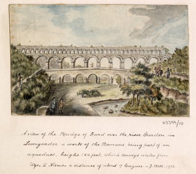 Sarja luonnoksia, näkymiä Isossa-Britanniassa, mantereella ja Amerikassa 1772-1778 (akvarelli) tekijältä British School