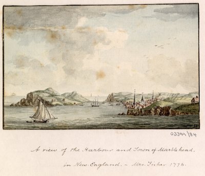 Sarja luonnoksia, näkymiä Isossa-Britanniassa, mantereella ja Amerikassa 1772-1778 (akvarelli) tekijältä British School