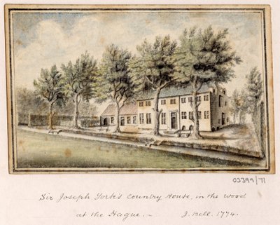 Sarja luonnoksia, näkymiä Isossa-Britanniassa, mantereella ja Amerikassa 1772-1778 (akvarelli) tekijältä British School