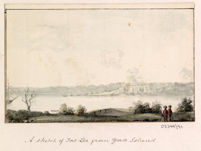 Sarja luonnoksia, näkymiä Isossa-Britanniassa, mantereella ja Amerikassa 1772-1778 (akvarelli) tekijältä British School