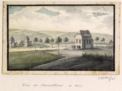 Sarja luonnoksia, näkymiä Isossa-Britanniassa, mantereella ja Amerikassa 1772-1778 (akvarelli) tekijältä British School