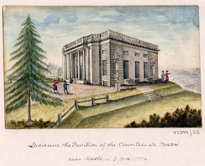 Sarja luonnoksia, näkymiä Isossa-Britanniassa, mantereella ja Amerikassa 1772-1778 (akvarelli) tekijältä British School