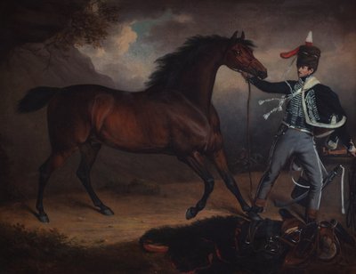 Saappaat ja satula, n. 1812 (Öljy kankaalle) tekijältä British School