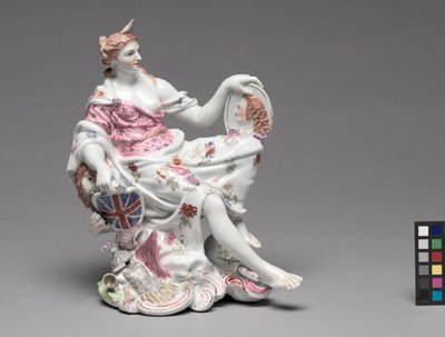Britannia, Longton Hallin posliinitehdas, n. 1756 tekijältä British School