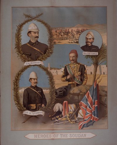 Heroes of the Soudan 1885 (chromolitho) tekijältä British School