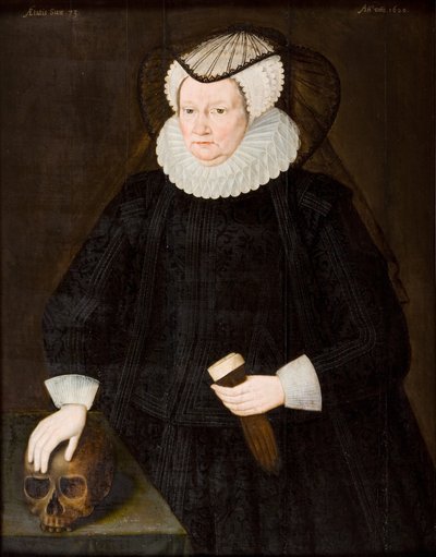 Rouva Elizabeth Morgan (öljy paneelille) tekijältä British School