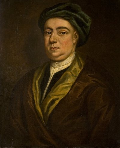 Tuntemattoman herrasmiehen muotokuva (kerran sanottiin olevan Hogarthin omakuva), 1730-luku tekijältä British School