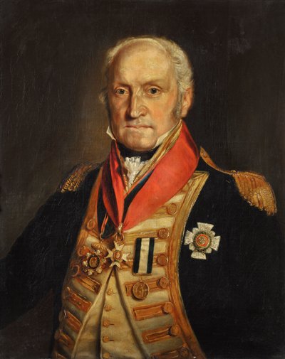 kontra-amiraali Sir Benjamin Hallowell Carew (1760-1834) tekijältä British School