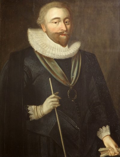 Richard Weston, Earl of Portland, Lord High Treasurer, n. 1630 (öljy paneelissa) tekijältä British School