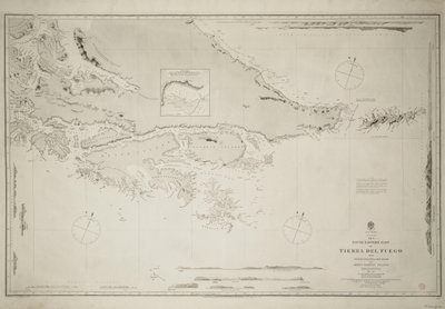 Tierra del Fuegon kaakkoisosa ja Staten Island, Cape Horn ja Diego Ramirezin saari. tekijältä British School