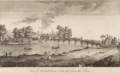Näkymä Hampton Courtiin joelta tekijältä British School