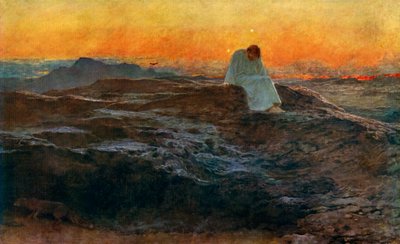 Kristus erämaassa, 1898, 1912. tekijältä Briton Riviere