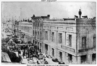 Fort Vigilant, Sacramento, Kalifornia, 1856 1937. tekijältä Britton and Rey