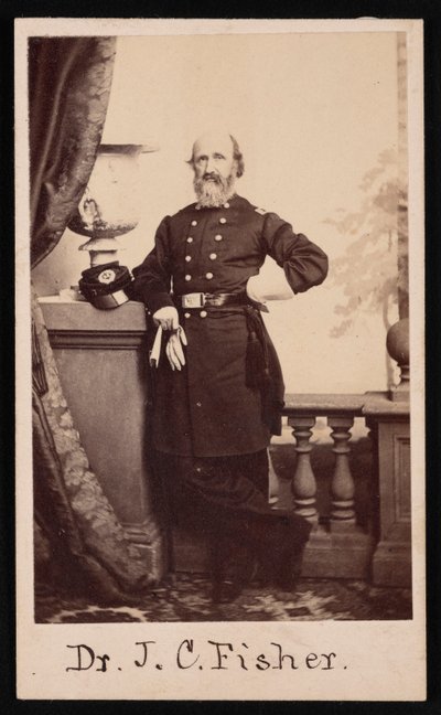Tohtori James C. Fisherin muotokuva, 1863. tekijältä Broadbent and Co