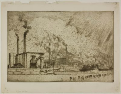 Yövuoro, 92nd Street tekijältä Bror Julius Olsson Nordfeldt