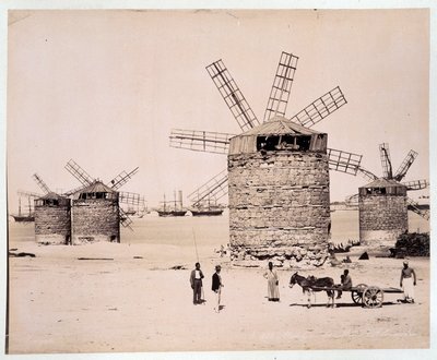 Moulins a Alexandria - Zangali-veljesten valokuvaus, 1800-luvun loppu tekijältä Brothers Zangaki