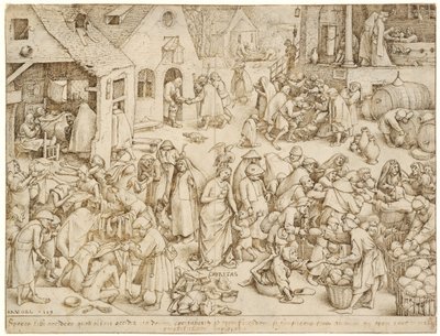 Caritas Charity, 1559 tekijältä Bruegel