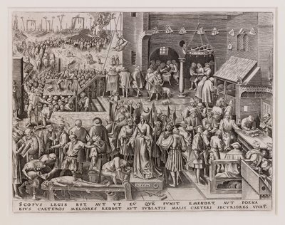 Oikeus, 1559. tekijältä Bruegel