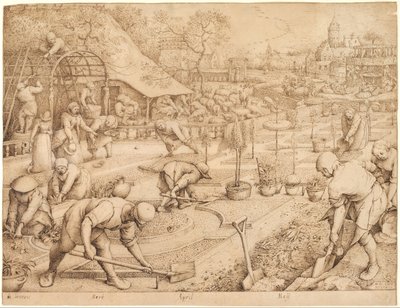 Kevät, 1565 tekijältä Bruegel