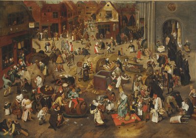 Taistelu karnevaalin ja paaston välillä tekijältä Bruegel