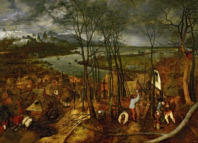 Synkkä päivä Varhainen kevät, 1565 tekijältä Bruegel