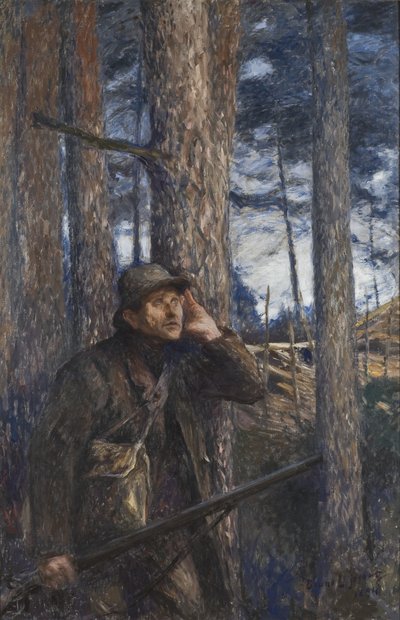 Salametsästäjä, 1894 tekijältä Bruno Andreas Liljefors