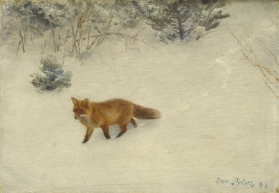 Kettu, 1893 tekijältä Bruno Andreas Liljefors
