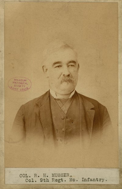 Richard H. Musser, eversti, 9. Missourin jalkaväki (konfederaatio). tekijältä Brunswick J. Sharer