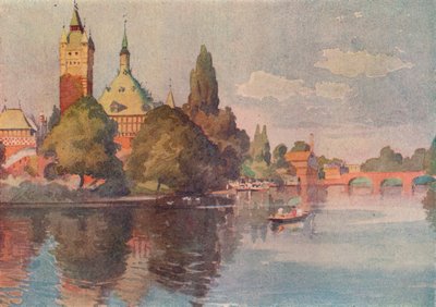 Shakespeare Memorial Theatre, Stratford On Avon, 1905 tekijältä Buddig Anwylini Pughe