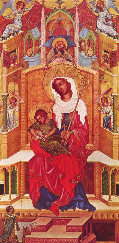 Kłodzko Madonna tekijältä Böhmischer Meister