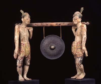 Gong, 1800-luvun loppu (puu ja metalli) tekijältä Burmese School