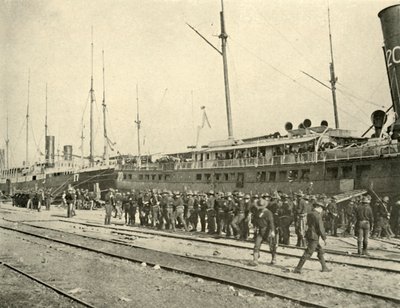 13. jalkaväki harjoituksen jälkeen, Espanjan ja Amerikan sota, kesäkuu 1898, 1899. tekijältä Burr McIntosh