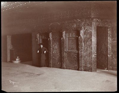 Ethel Barrymore Hudson-teatterin aulassa New Yorkissa, 1903 (hopeagelatiiniprintti) tekijältä Byron Company