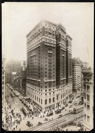 Hotel McAlpin, 34th Street ja Broadway, New York, 1912 tekijältä Byron Company