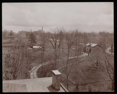 Osa Erlichin kartanoa Hudsonissa, New Yorkissa, 1896-98 (hopeagelatiiniprintti) tekijältä Byron Company