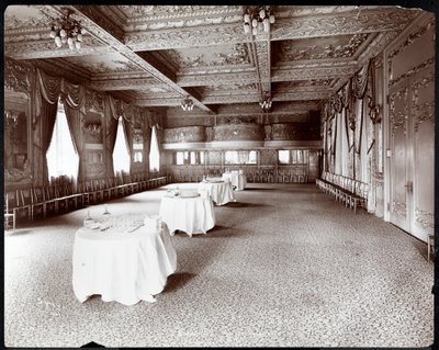 Hotel Delmonicon vastaanottohuone, 1902 (hopeagelatiiniprintti) tekijältä Byron Company