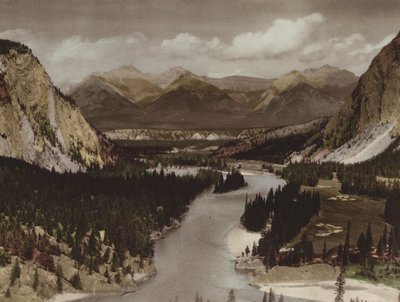 Bow Valley, Banff (värikuva) tekijältä Byron Hill Harmon