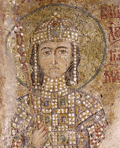 Alexios Komnenos Hagia Sofiassa (mosaiikki) tekijältä Byzantine