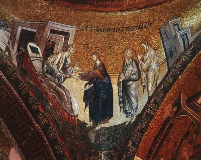 Neitsyen kuolema (mosaiikki) tekijältä Byzantine Byzantine
