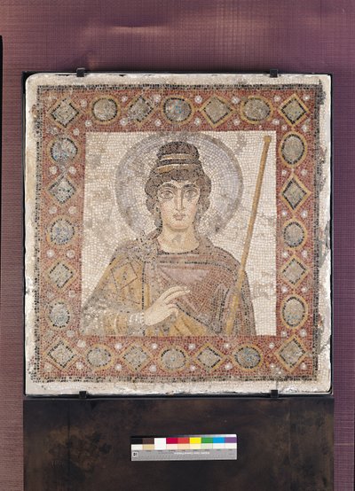 Karthagon rouva (mosaiikki) tekijältä Byzantine School