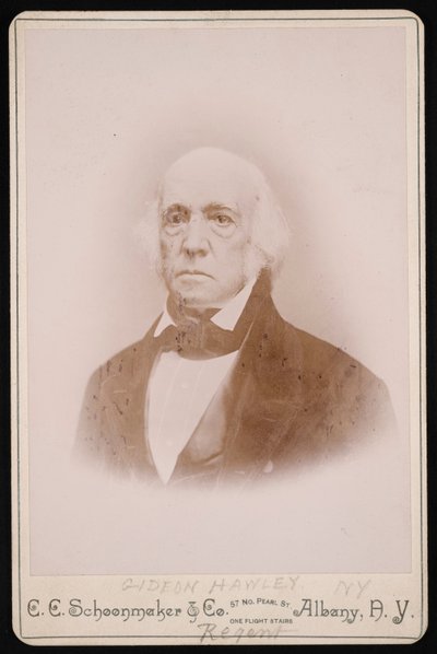 Gideon Hawleyn muotokuva 1785-1870, ennen vuotta 1870. tekijältä CC Schoonmaker and Co