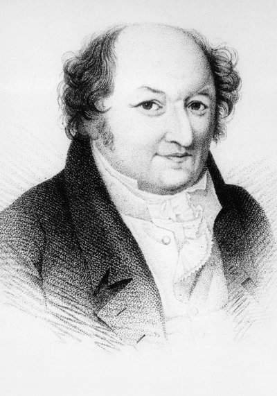 Muotokuva Aleksandr Aleksandrovic Sachovskojista (1777-1846), venäläinen näytelmäkirjailija, kaiverrus Russkaja Taliasta, Faddey Venediktovich Bulgarinin antologia, julkaistu vuonna 1825 tekijältä J.B. and Brown J. Rowbotham