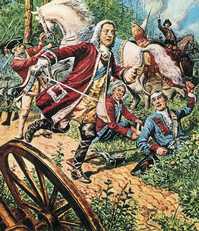 Yrjö II Dettingenin taistelussa tekijältä C.L. Doughty