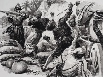 Espanjalaiset taistelevat arabeja vastaan tekijältä C.L. Doughty