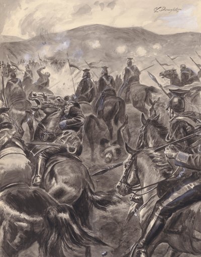 The Charge Of The Light Brigade (guassi paperille) (Kevytprikaatin hyökkäys) tekijältä C.L. Doughty